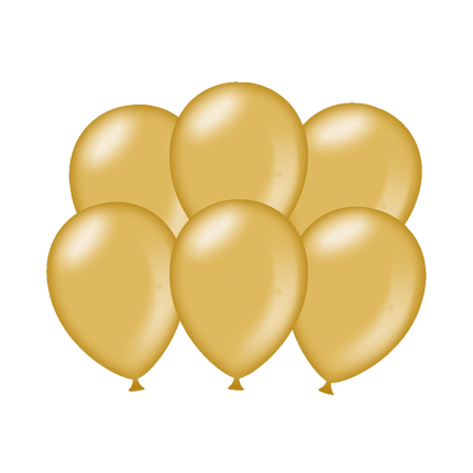 Globos Oro Metálicos 30cm 6pcs