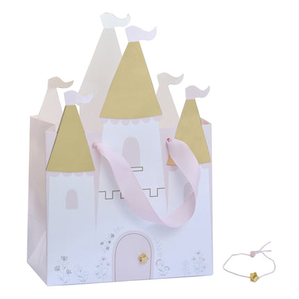 Bolsa fiesta Princesas Castillo 16.5cm 5pcs