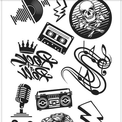 Tatuajes falsos Música