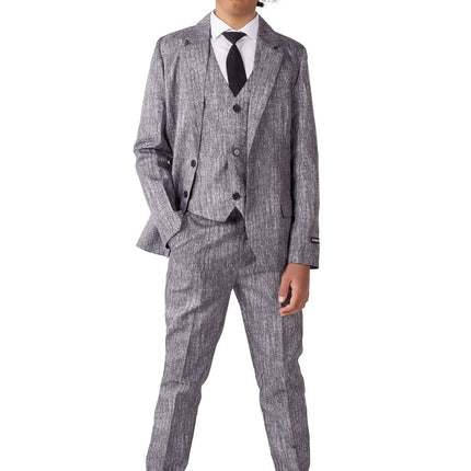 Traje Gris Años 20 Niño