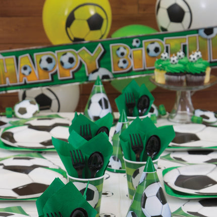Globos de Fútbol de Colores 30cm 8pcs