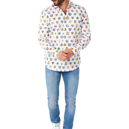 Camisa Pixel Pokémon Hombre <tc>OppoSuits</tc>