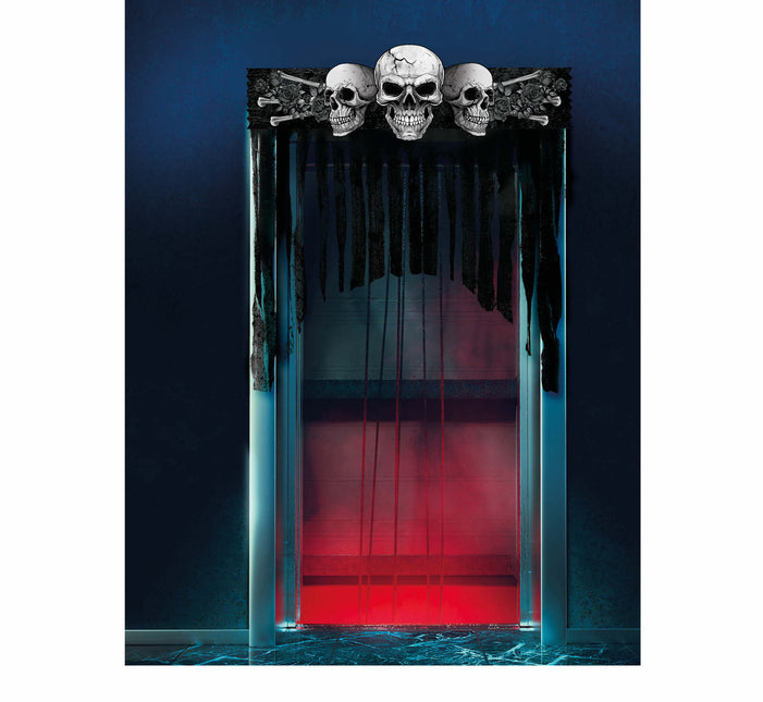 Cortina de puerta de Halloween Esqueleto