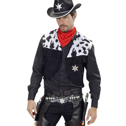 Funda Negra Vaquero Doble