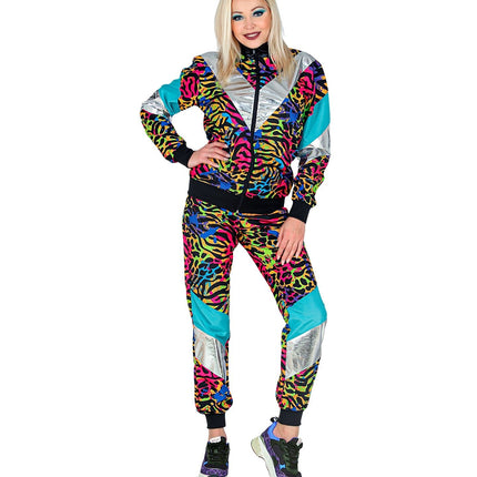Chándal Neón 80S Estampado Animal Defectuoso
