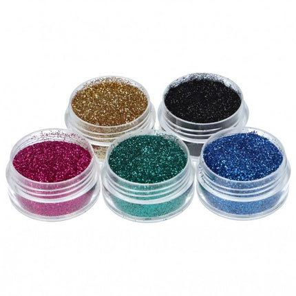 Juego de tatuajes de purpurina de colores Festival 5pcs