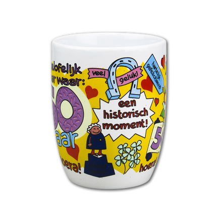 Taza 50 Años Mujer 12cm
