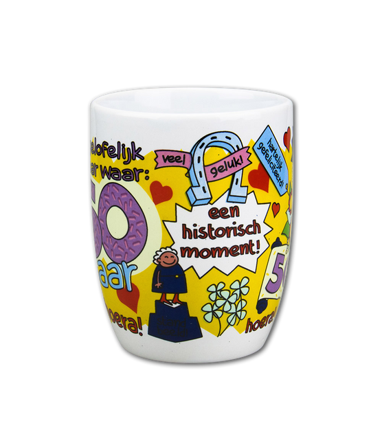 Taza 50 Años Mujer 12cm