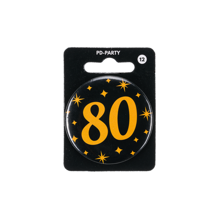 Botón 80 años