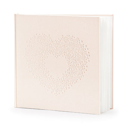 Libro de visitas rosa 20,5cm