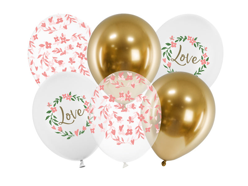 Globos Love Mix 30cm 6pcs