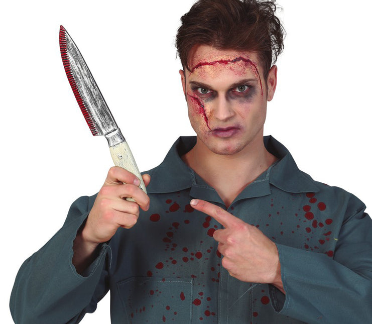 Cuchillo de Cocina Sangriento Halloween 33cm