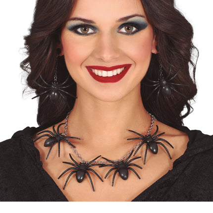 Collar de Halloween Arañas