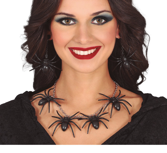 Collar de Halloween Arañas