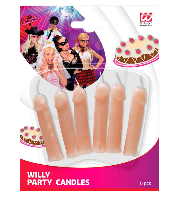 Velas Pecker 6pcs