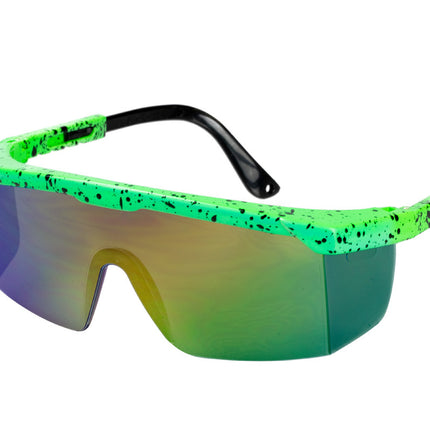 Gafas verde neón años 80