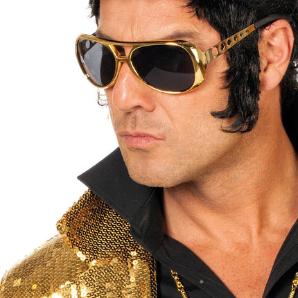 Gafas doradas Elvis