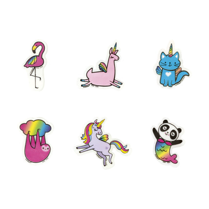 Goma Lápiz Animales 6pcs