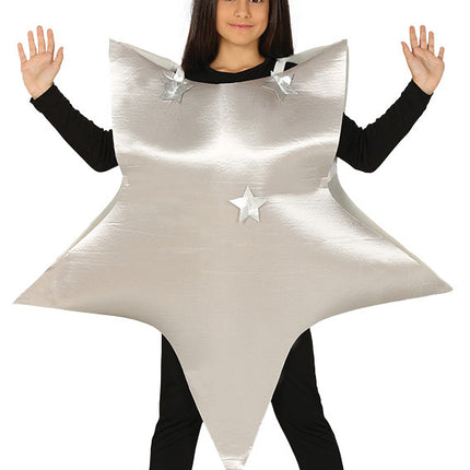Traje Estrella de Navidad Plata Niño