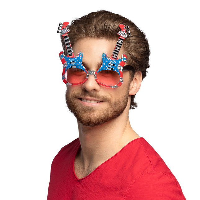 Gafas de fiesta Guitarra Usa