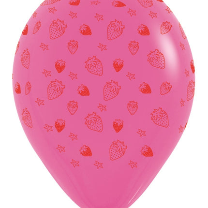 Globos Strawberry Mix 30cm 25pcs