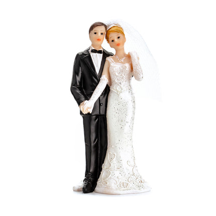 Adorno para tarta de boda Pareja de novios 11cm