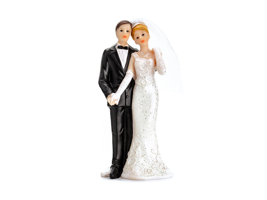 Adorno para tarta de boda Pareja de novios 11cm