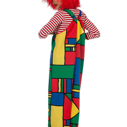 Traje de payaso Mondrian Niño