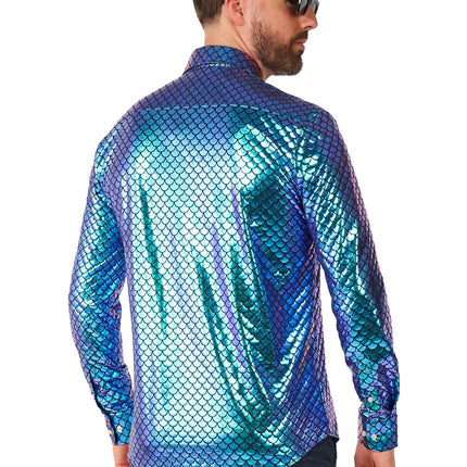 Camisa Disco Sirena Hombre <tc>OppoSuits</tc>