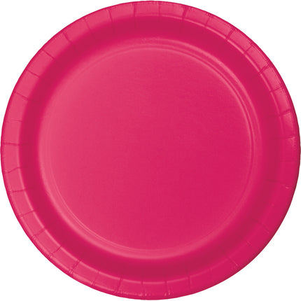 Platos Fucsia 23cm 24uds.