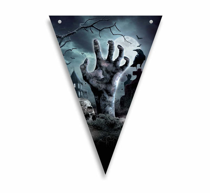 Guirnalda de Halloween Cementerio 3m