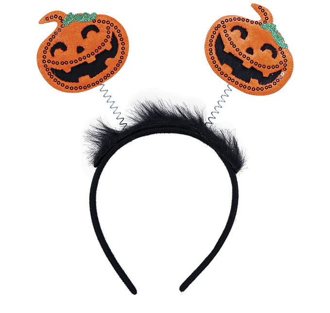Diadema Halloween Calabazas Lentejuelas