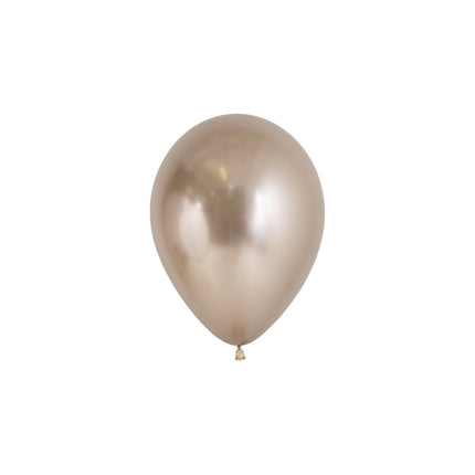 Globos Reflex Champán 12cm 50pcs