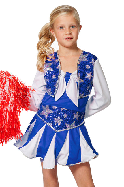 Traje de Animadora Azul Niño