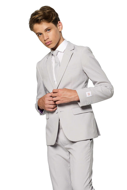 Traje Gris Niño Adolescente <tc>OppoSuits</tc>