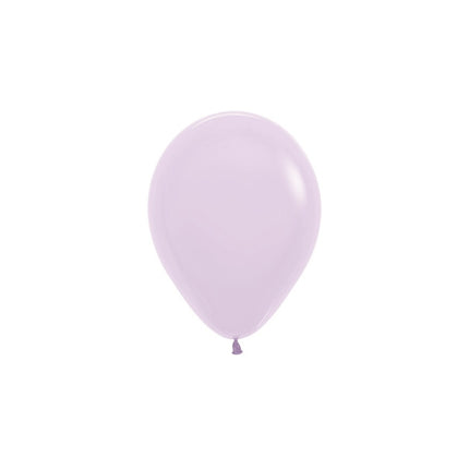Globos Pastel Mate Lila 12cm 50pcs