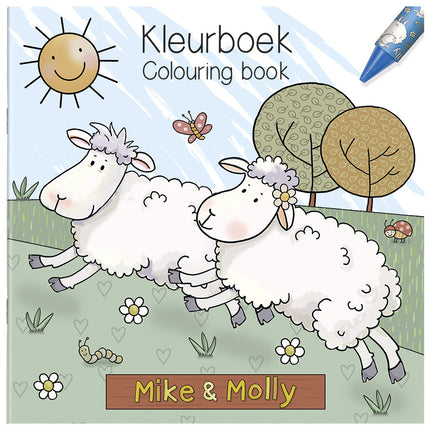 Libro para colorear de Mike y Molly