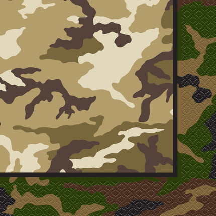 Servilletas Ejército 33cm 16ud