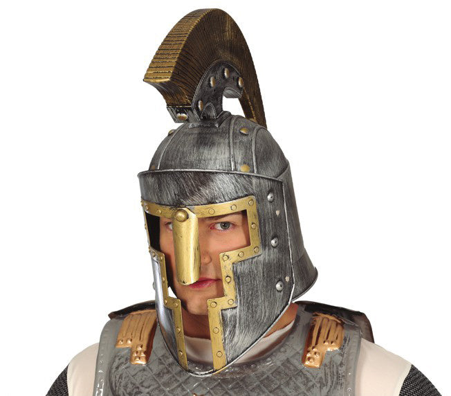 Casco de caballero romano