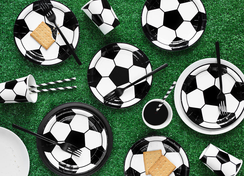 Platos Fútbol 18cm 6uds