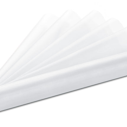 Tela Organza Blanca 36cm 9m