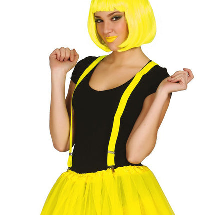 Tirantes Amarillo Neón
