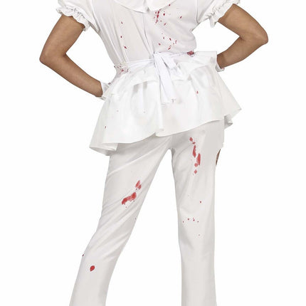 Disfraz de Payaso de Halloween Sangriento para Mujer