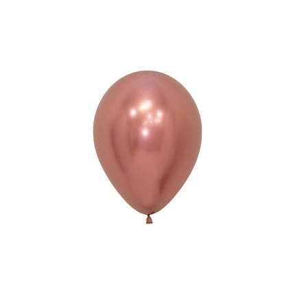 Globos Reflex Oro Rosa 12cm 50pcs