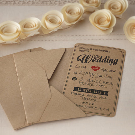 Invitaciones de boda La Boda 18cm
