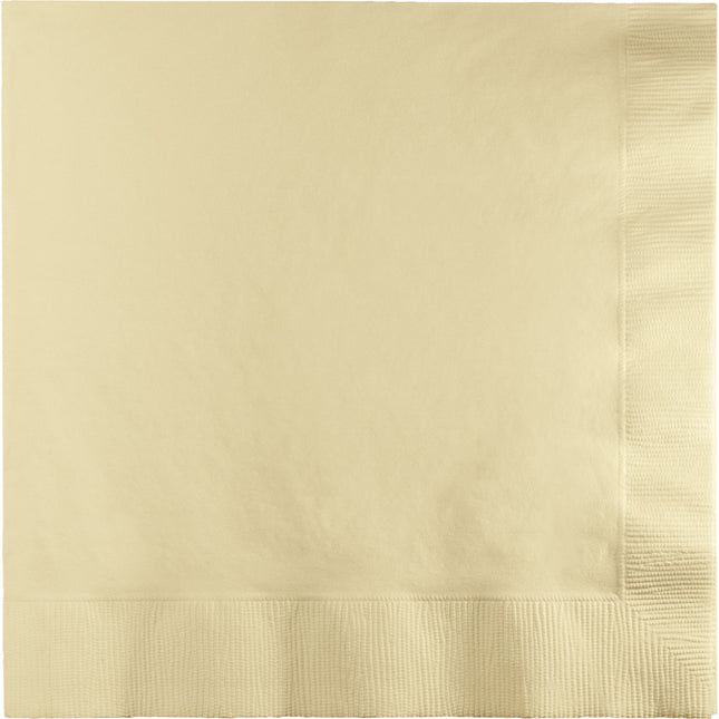 Servilletas Marfil 3 Capas 41cm 25ud.