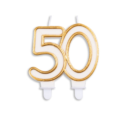 Vela 50 Años Oro 7cm