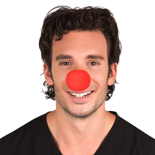 Narices rojas de payaso 12 uds.