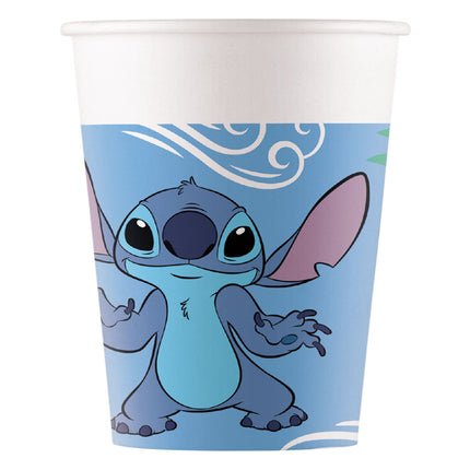 Vasos Stitch Papel 200ml 8uds.