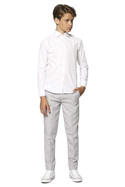 Camisa Blanca Chico Adolescente <tc>OppoSuits</tc>